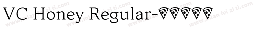 VC Honey Regular字体转换